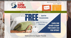 Desktop Screenshot of oneillsuperfoods.com
